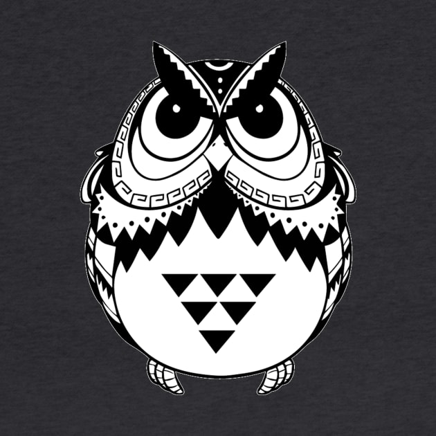 Cute Owl Mandala by MeksFashion